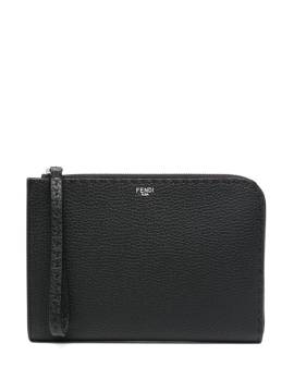 FENDI Kleine Selleria Clutch - Schwarz von FENDI