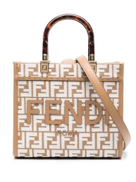 FENDI Mittelgroße Sunshine Handtasche - Braun von FENDI