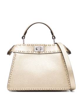 FENDI Peekaboo ISeeU Petite Tote Bag - Gold von FENDI