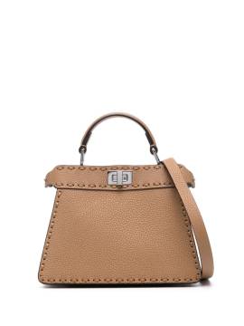 FENDI Petite Peekaboo ISeeU Mini-Tasche - Braun von FENDI