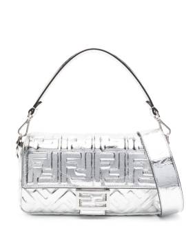 FENDI Pre-owned Metallic-Schultertasche - Silber von FENDI