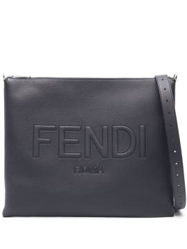 FENDI Schultertasche aus Leder - Blau von FENDI