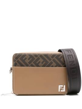 FENDI Schultertasche mit FF - Braun von FENDI