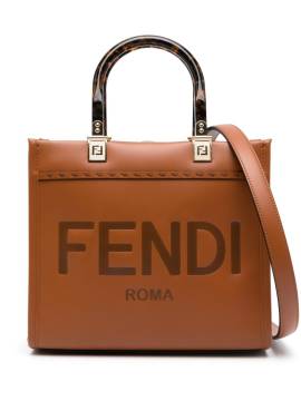 FENDI Shopper mit Logo-Prägung - Braun von FENDI