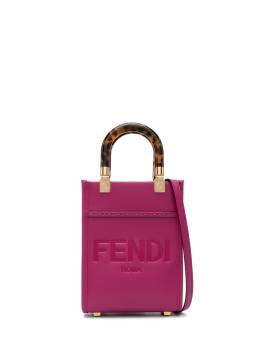 FENDI Shopper mit Logo-Prägung - Rosa von FENDI