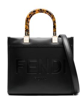 FENDI Shopper mit Logo-Prägung - Schwarz von FENDI