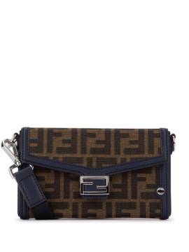 FENDI Soft Trunk Baguette Clutch - Braun von FENDI