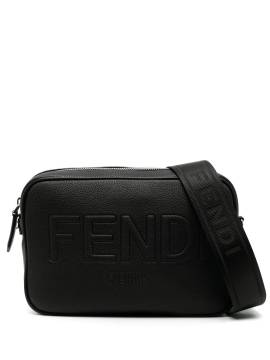 FENDI Umhängetasche mit Logo-Prägung - Schwarz von FENDI