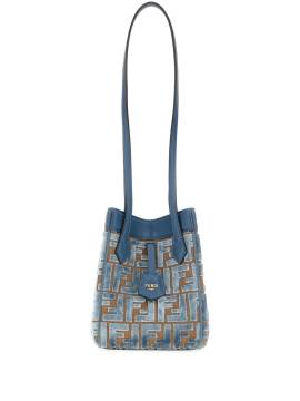 FENDI Mini Origami Schultertasche - Blau von FENDI