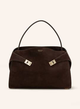 Ferragamo Schultertasche Hug braun von FERRAGAMO