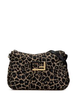 Fendi Pre-Owned 2000-2010 Canvas Leopard Mia Umhängetasche - Braun von Fendi