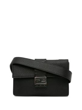 Fendi Pre-Owned 2000-2010 Selleria Flat Convertible Belt uette Umhängetasche - Schwarz von Fendi