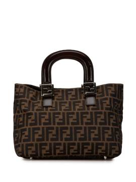 Fendi Pre-Owned 2000-2010 kleine Zucca Canvas Twins Tote Bag - Braun von Fendi