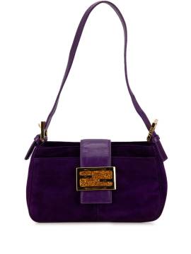 Fendi Pre-Owned 2000-2010 Schultertasche aus Wildleder - Violett von Fendi