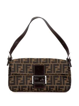 Fendi Pre-Owned 2000-2010 Zucca Canvas Bagbaguette shoulder bag - Braun von Fendi