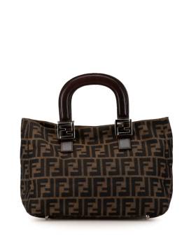 Fendi Pre-Owned 2000-2010 Zucca Canvas Twins Tote Bag - Braun von Fendi