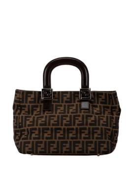 Fendi Pre-Owned 2000-2010 Zucca Canvas Twins Tote Bag - Braun von Fendi