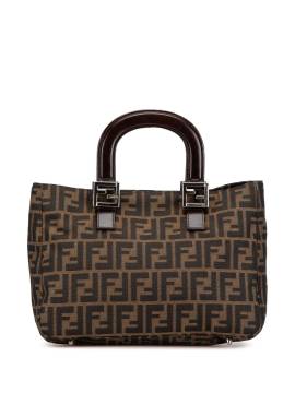 Fendi Pre-Owned 2000-2010 Zucca Canvas Twins tote bag - Braun von Fendi