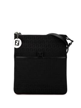 Fendi Pre-Owned 2000-2010 Zucchino Canvas Umhängetasche - Schwarz von Fendi