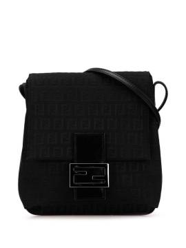 Fendi Pre-Owned 2000-2010 Zucchino Canvas crossbody bag - Schwarz von Fendi