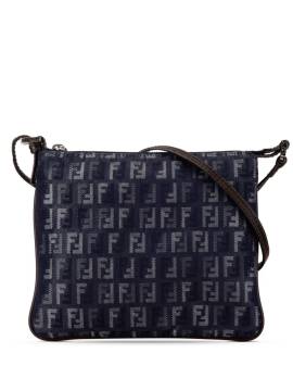 Fendi Pre-Owned 2000-2010 Umhängetasche aus Zucchino-Denim - Blau von Fendi