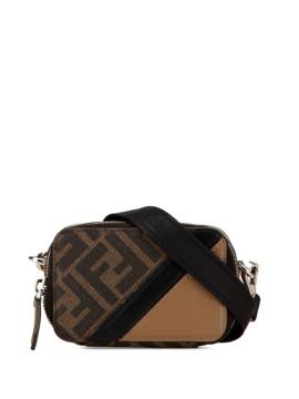 Fendi Pre-Owned 2000-2010 mini Zucca Diagonal Umhängetasche - Braun von Fendi