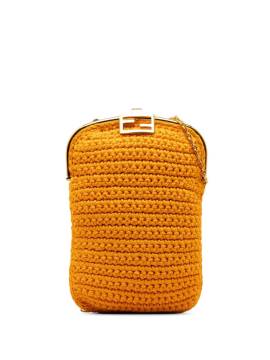 Fendi Pre-Owned 2010-2023 Crochet uette Phone crossbody bag - Orange von Fendi