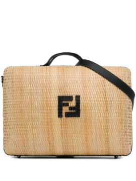 Fendi Pre-Owned 2010-2023 Reisetasche aus Rattan - Braun von Fendi