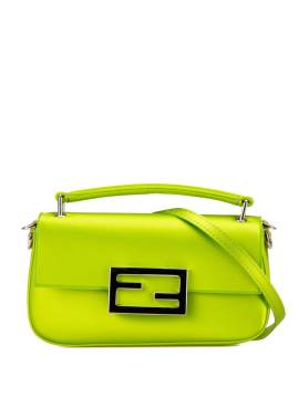 Fendi Pre-Owned 2010-2023 Bagbaguette Handytasche aus Seide - Grün von Fendi