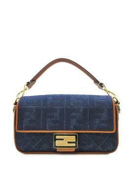 Fendi Pre-Owned 2010-2023 Zucca Baguette Satchel-Tasche aus Denim - Blau von Fendi