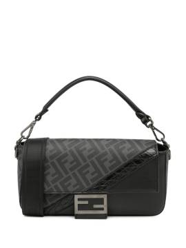 Fendi Pre-Owned 2010-2023 Zucca Baguette Satchel-Tasche mit Canvas - Schwarz von Fendi