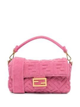 Fendi Pre-Owned 2010-2023 Zucca Baguette Satchel-Tasche aus Frottee - Rosa von Fendi