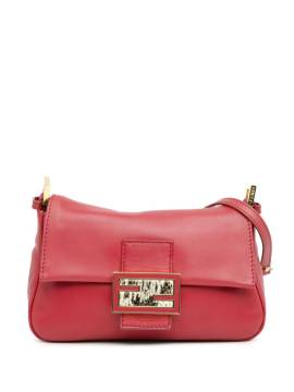 Fendi Pre-Owned 2010-2023 mini Mamma Forever Schultertasche mit Kette aus Kalbsleder - Rot von Fendi