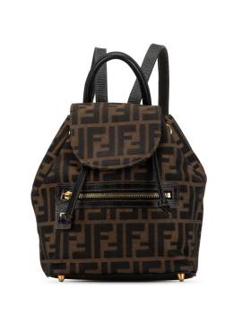 Fendi Pre-Owned 2010-2024 Mini Rucksack aus Zucca-Canvas - Braun von Fendi