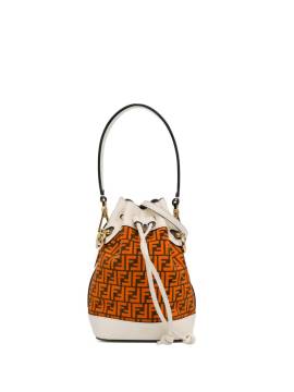 Fendi Pre-Owned 2010-2024 mini Zucca F is Fendi Mon Tresor Beuteltasche aus Wildleder - Orange von Fendi