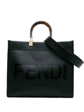 Fendi Pre-Owned 2010-2024 mittelgroße Sunshine Shopper Tote Satchel-Tasche - Schwarz von Fendi