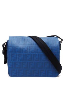 Fendi Pre-Owned Schultertasche mit Zucca-Print - Blau von Fendi