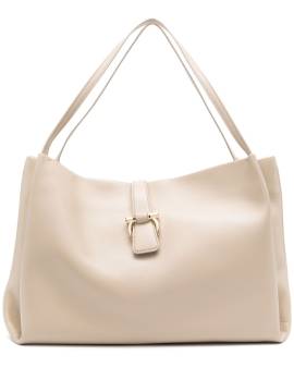 Ferragamo Handtasche mit Gancini-Verschluss - Nude von Ferragamo