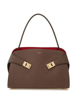 Ferragamo Kleine Hug Soft Schultertasche - Nude von Ferragamo