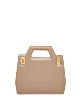 Ferragamo Mini-Tasche aus Leder - Nude von Ferragamo