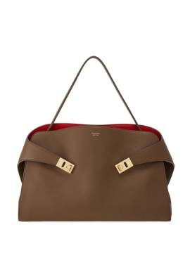 Ferragamo Mittelgroße Hug Schultertasche - Braun von Ferragamo