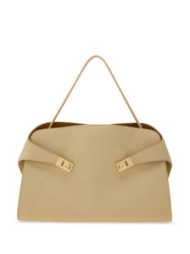 Ferragamo Mittelgroße Hug Soft Schultertasche - Nude von Ferragamo