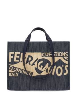 Ferragamo Mittelgroße Venna Handtasche - Blau von Ferragamo