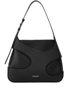 Ferragamo Schultertasche mit Cut-Outs - Schwarz von Ferragamo