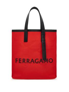 Ferragamo Shopper mit Logo-Prägung - Rot von Ferragamo