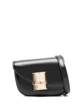 Ferragamo Mini-Tasche mit Logo-Schild - Schwarz von Ferragamo