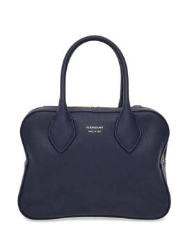 Ferragamo Shopper mit Logo-Stempel - Blau von Ferragamo