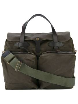 Filson Laptop-Tasche mit aufgesetzter Tasche - Grün von Filson