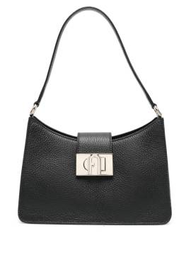 Furla Schultertasche mit Logo-Schild - Schwarz von Furla