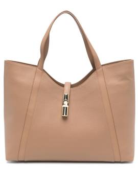 Furla XL Tote Bag aus Leder - Nude von Furla